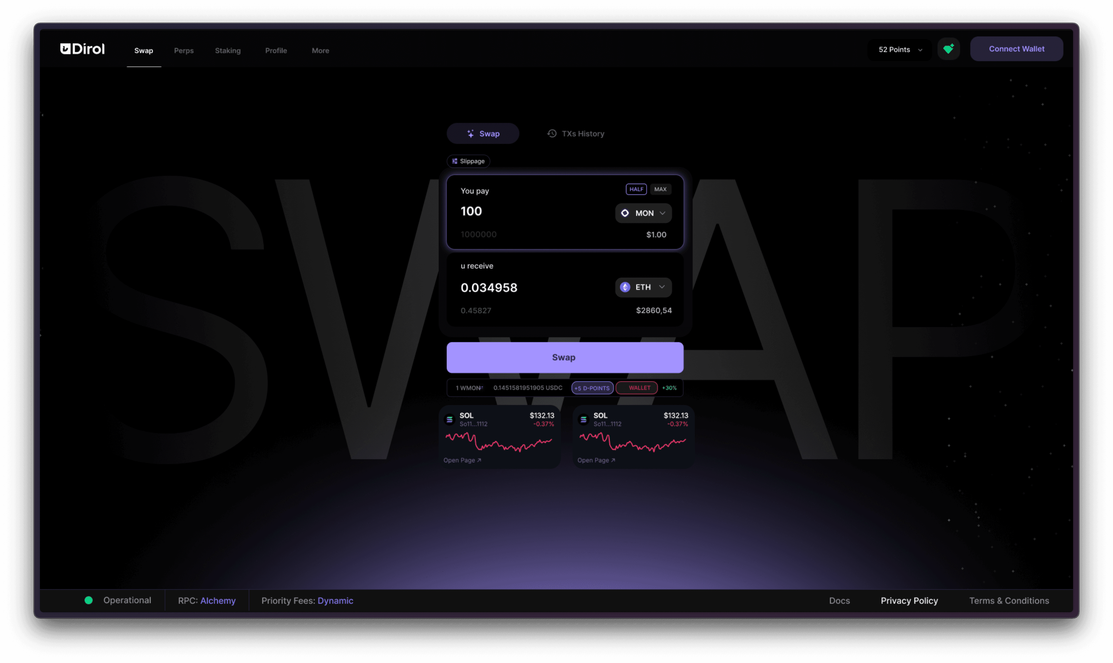 Dirol swap